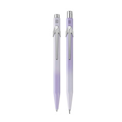 Set stylo-bille + porte-mines Caran d'Ache 849 BLOOMING LAVENDER - édition limitée