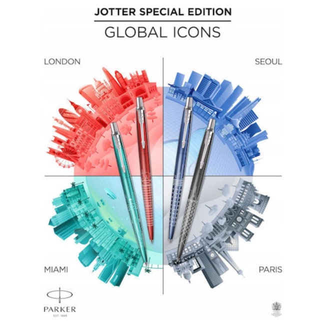 Parker JOTTER speciale editie GLOBAL ICONS - NEW YORK - balpen