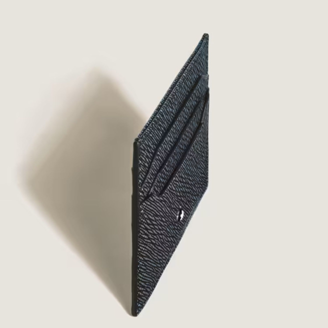 Porte-cartes Montblanc en cuir SARTORIAL - 6 cartes - fauve