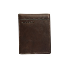 Portefeuille en cuir MAVERICK BROWN avec porte-cartes
