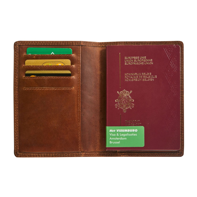 Porte-passeport en cuir Maverick THE ORIGINAL