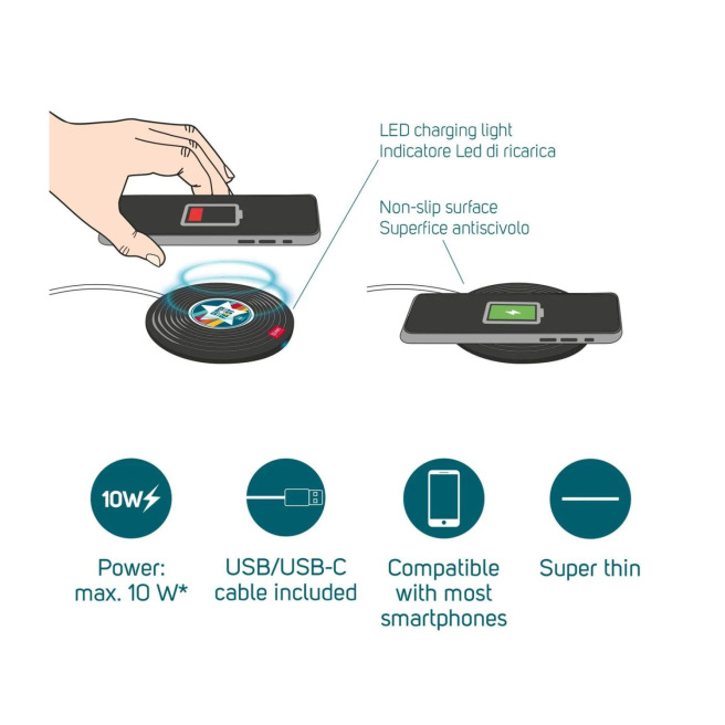 Chargeur sans fil pour smartphone LEGAMI SUPER FAST