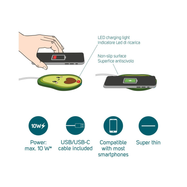 Draadloze oplader voor smartphone LEGAMI SUPER FAST