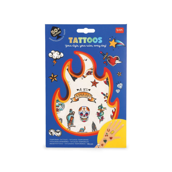 Tatouages éphémères LEGAMI Tattoos