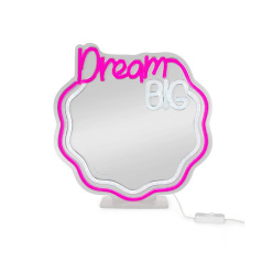 Miroir avec lampe LED Effet Néon Legami IT'S A SIGN