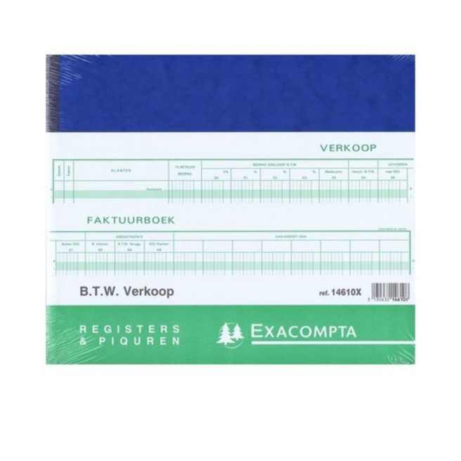 Exacompta Register 14580X - BTW VERKOOP