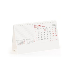 Calendrier chevalet de bureau - 3 mois - 20 x 15 cm