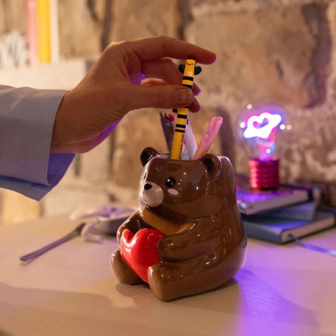 Pot à crayons en céramique LEGAMI Desk Friends