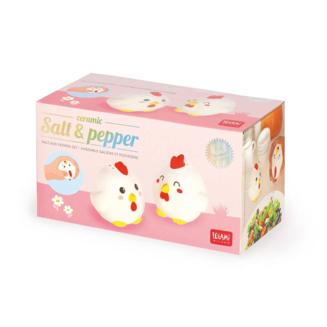 Zout- en peperstrooier in keramiek LEGAMI Salt & Pepper