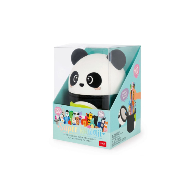 Trousse en silicone 2 en 1 Legami SUPER KAWAI PANDA