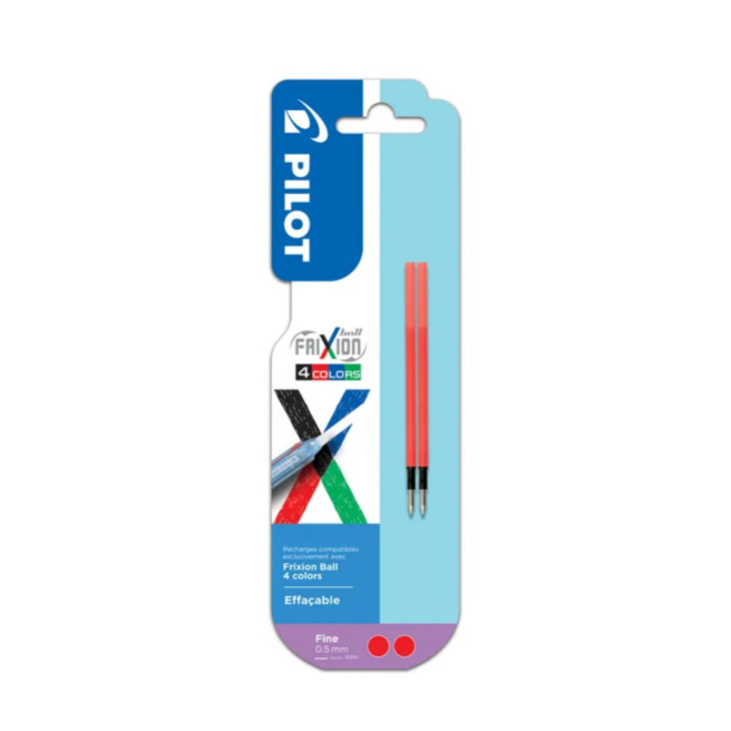 Navullingen voor Pilot FRIXION 4-kleuren roller - doosje van 2