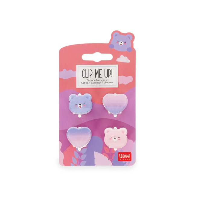 LEGAMI Clip Me Up! Haarclipjes - set van 4