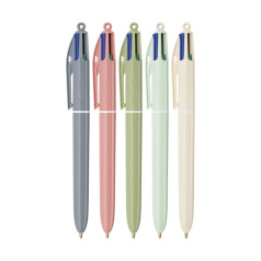 Stylo-bille BIC 4 COULEURS MINERAL - 1 stylo-bille