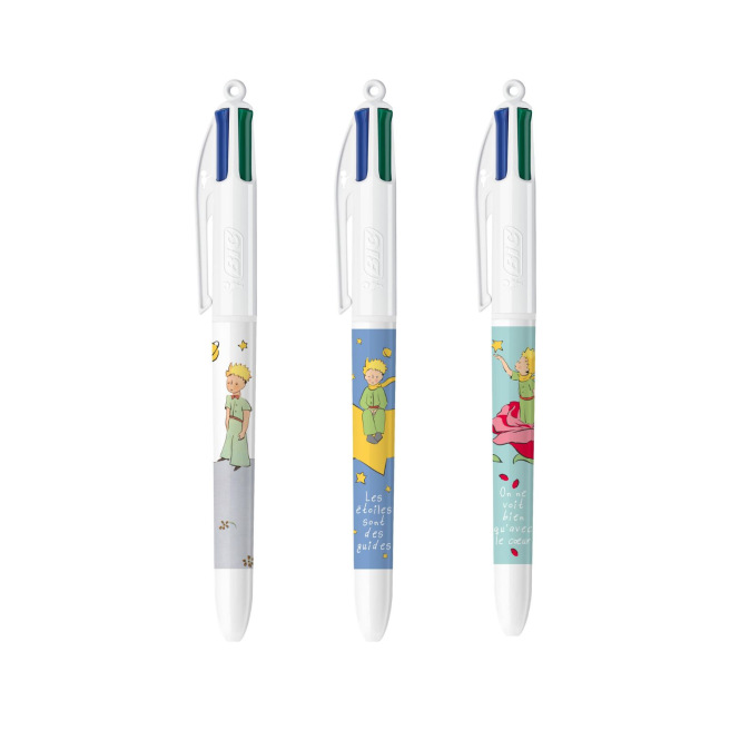 Stylo-bille BIC 4 COULEURS PETIT PRINCE - 1 stylo-bille
