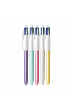 Stylo-bille BIC 4 COULEURS PEARL - 1 stylo-bille