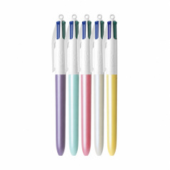 Stylo-bille BIC 4 COULEURS PEARL - 1 stylo-bille