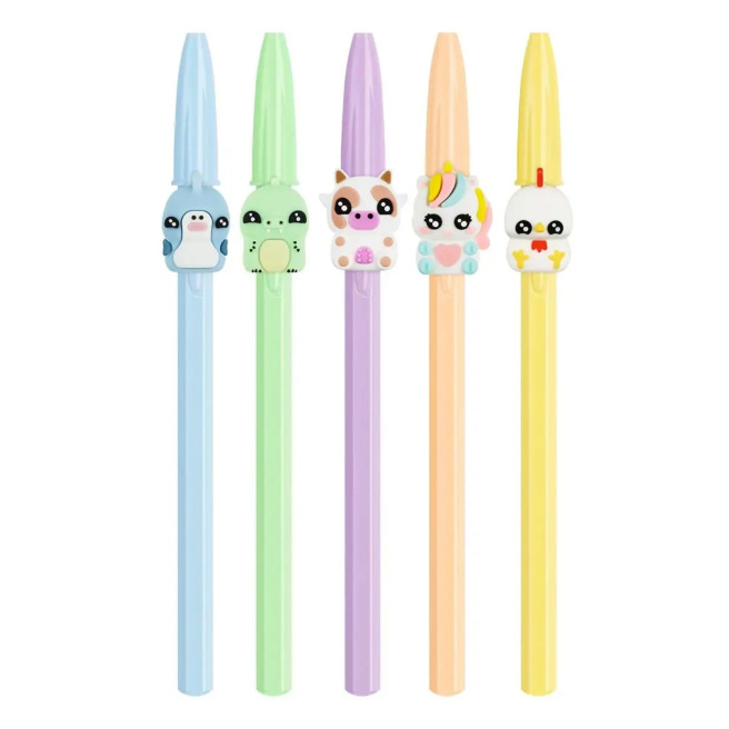 BIC CRISTAL PASTEL FIGURINES balpen - medium punt
