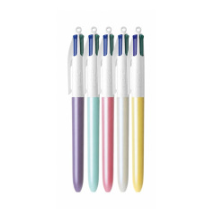 Stylo-bille BIC 4 COULEURS PEARL - 1 stylo-bille