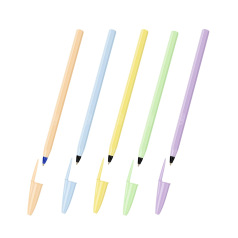 BIC CRISTAL PASTEL balpen - medium punt