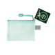 Pochette FolderSys PASTEL en plastique renforcé - fermeture à tirette