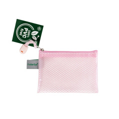 FolderSys PASTEL hoesje van versterkt plastic - ritssluiting