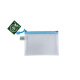 Pochette FolderSys PASTEL en plastique renforcé - fermeture à tirette