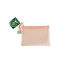 Pochette FolderSys PASTEL en plastique renforcé - fermeture à tirette