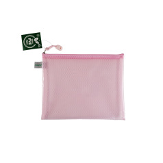Pochette FolderSys PASTEL en plastique renforcé - fermeture à tirette