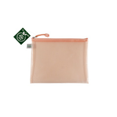 Pochette FolderSys PASTEL en plastique renforcé - fermeture à tirette