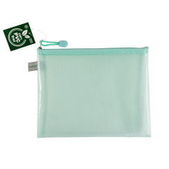 FolderSys PASTEL hoesje van versterkt plastic - ritssluiting