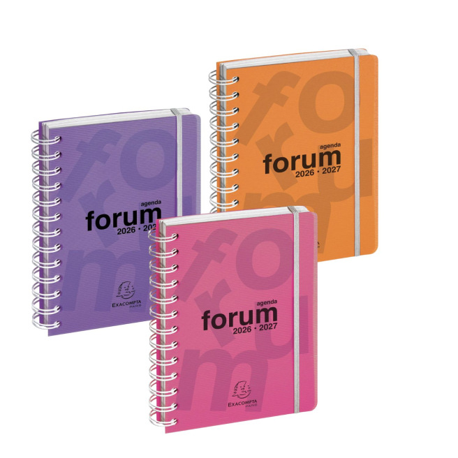Schoolagenda Exacompta FORUM - 12 x 17 cm - 1 dag per pagina