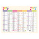 Calendrier planning scolaire Exacompta PEP'S - 29,5 x 22 cm 