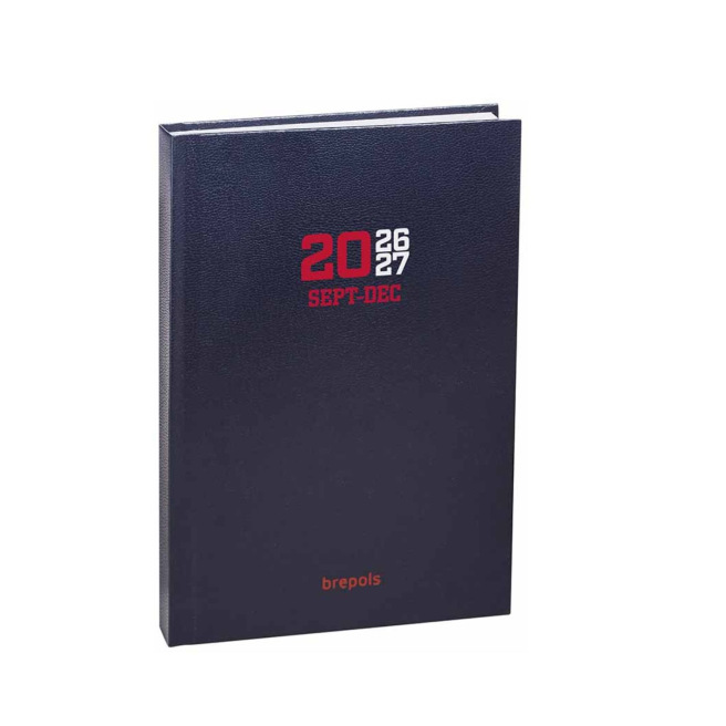 Agenda scolaire Brepols SATURNUS 16 MOIS - 13,3 x 20,8 cm - 1 jour par page