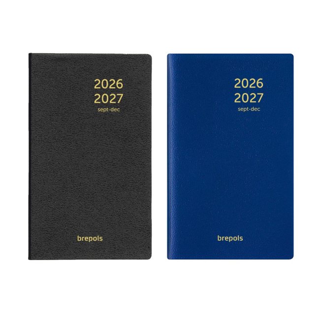 Brepols INTERPLAN schoolagenda 16 MAANDEN - 9 x 16 cm - 1 week op 2 pagina's