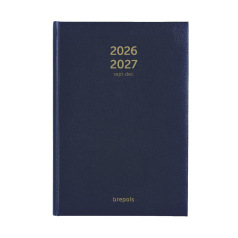 Agenda scolaire Brepols BRETIME 16 MOIS - 14,8 x 21 cm - 1 semaine sur 2 pages