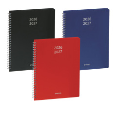 Agenda scolaire Brepols PRÉVISION - 16,8 x 22 cm - 1 semaine sur 2 pages