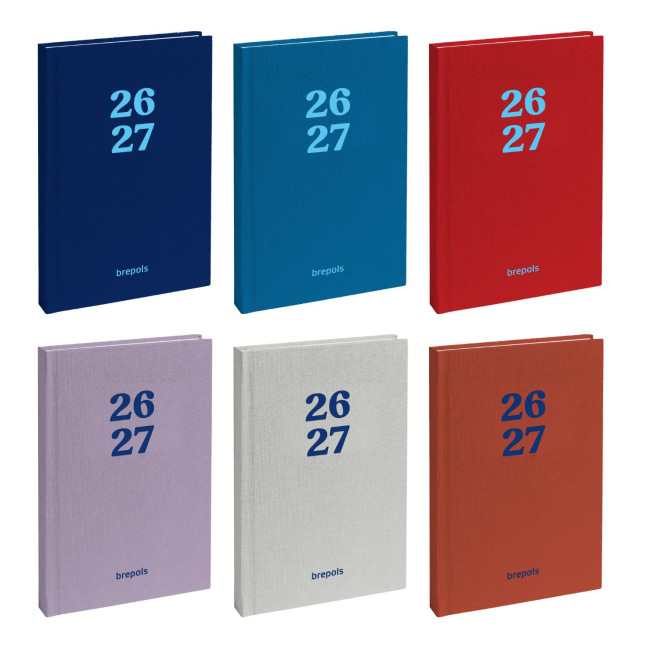 Schoolagenda Brepols SCOLAIRE - 11,5 x 16,9 cm - 1 dag per pagina