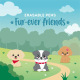 Set de 3 rollers effaçables LEGAMI FUR EVER FRIENDS