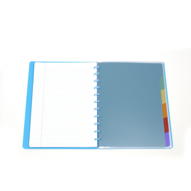 ATOMA schrift met tabbladen en hoesjes - A4+ ATOMA schrift met tabbladen en hoesjes - A4+