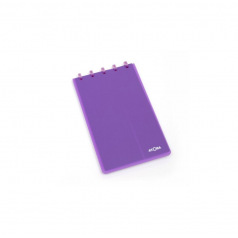 Cahier à spirales Atoma avec pochettes transparentes/onglets, A4, 60  feuilles