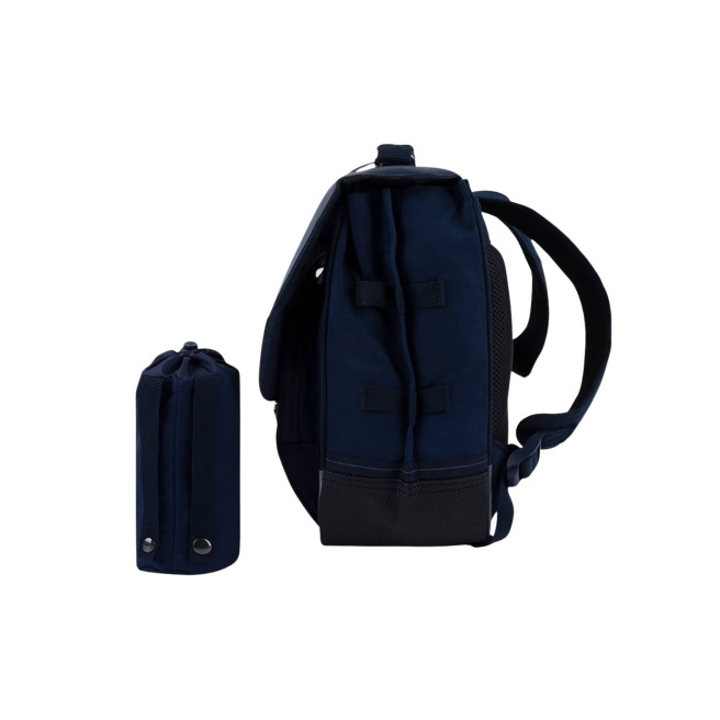 Cartable Gabriel bleu 38cm poche gourde