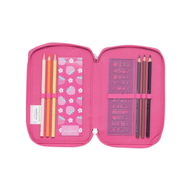 Beckmann etui met 3 compartimenten, inclusief 27 benodigdheden
