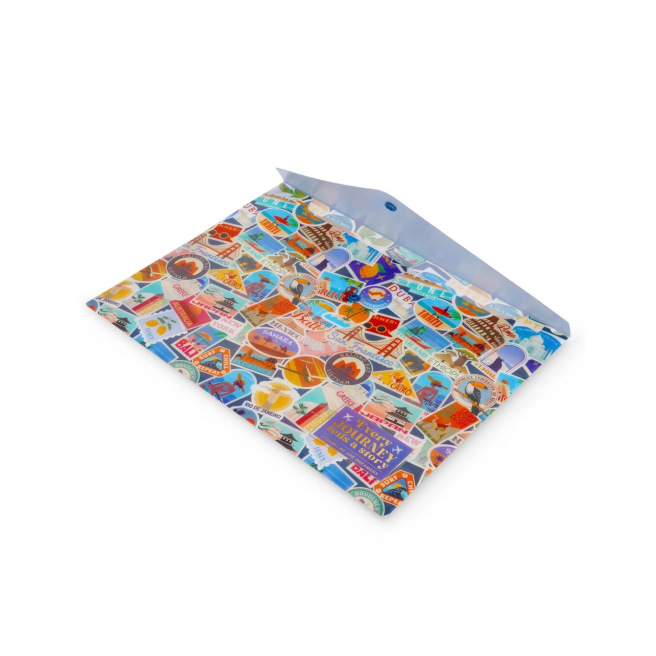FolderSys plastic documentenmap - velcro-sluiting