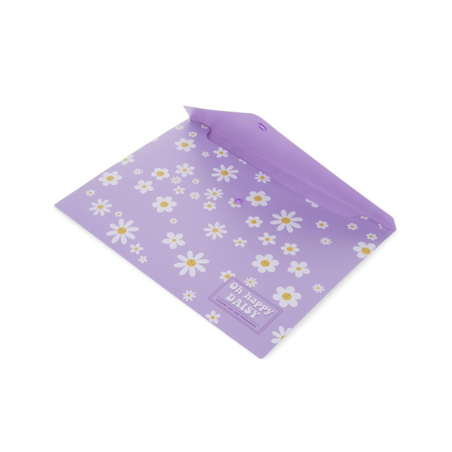 Pochette enveloppe FolderSys en plastique - fermeture velcro