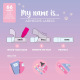 Etiquettes adhésives avec film Legami MY NAME IS ...