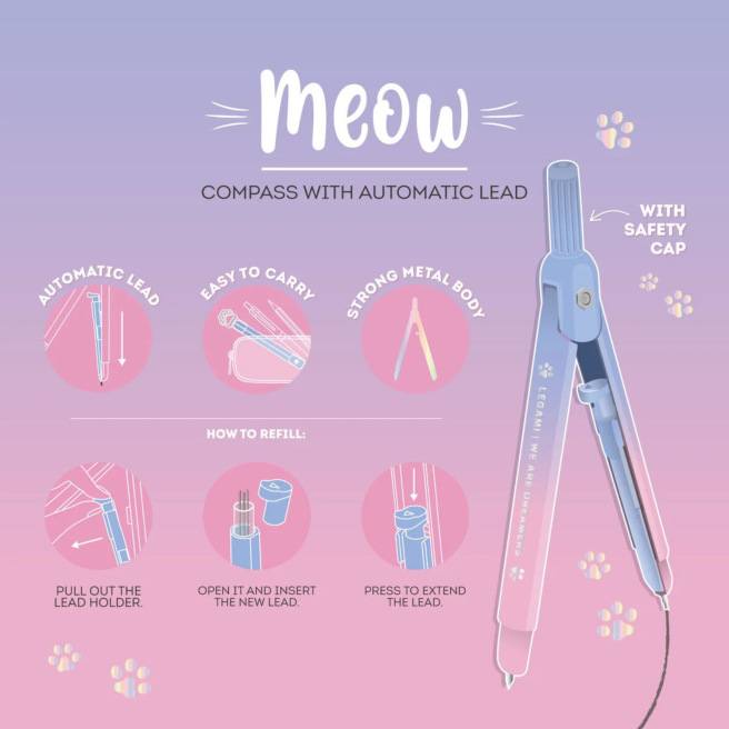 Compas Legami MEOW
