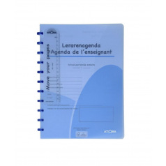 Carnet de bord enseignant piqué A5 40 pages Visuels Fantaisie assor