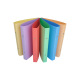 Classeur à 2 anneaux en plastique souple PASTEL 2.0 - A5 - dos 2,2 cm