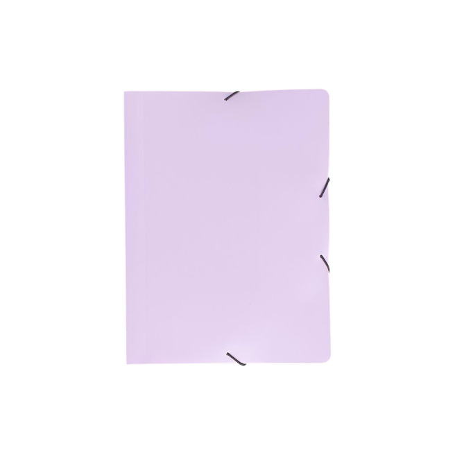 Farde à rabats et élastique en plastique PASTEL 2.0