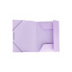 PASTEL plastic elastomap met 3 kleppen